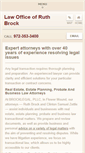 Mobile Screenshot of brocklegal.com